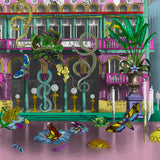 Reptilian Rosa Holl - Art Print - Kristjana S Williams Studio