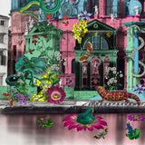 Reptilian Rosa Kirkja - Art Print - Kristjana S Williams Studio