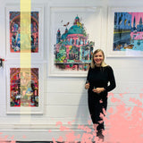 Reptilian Rosa Kirkja - Art Print - Kristjana S Williams Studio