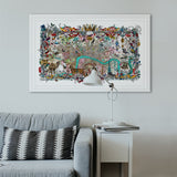 Royal Menagerie - Cary's London - Art Print - Kristjana S Williams Studio