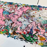 Sailing the Pink Sea Heimskort - Art Print - Kristjana S Williams Studio