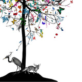 The London Aesop tree - Art Print - Kristjana S Williams Studio