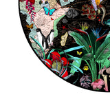 The Neon Black Sea Africa and Asia - Art Print - Kristjana S Williams Studio