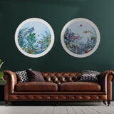 Fugl Ne Fiskur - Circular Sea-born - Art Print - Kristjana S Williams Studio