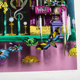 Reptilian Rosa Holl - Art Print - Kristjana S Williams Studio