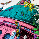 Reptilian Rosa Kirkja - Art Print - Kristjana S Williams Studio