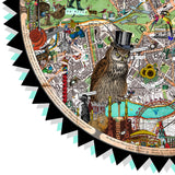 Vestur Uglu London - Art Print - Kristjana S Williams Studio