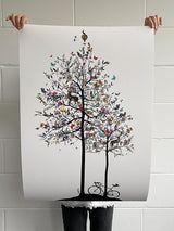 A walk in the park - Art Print - Kristjana S Williams Studio