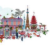 World in the Clouds Skyline - Art Print - Kristjana S Williams Studio