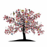 Bleika Sakura Candy Floss Tree - Art Print - Kristjana S Williams Studio