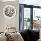 Ceylon Leopard Circular Solsetur - Art Print - Kristjana S Williams Studio