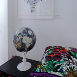 World Map Globe Dark Navy - Kristjana S Williams Studio