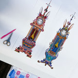 Grandmother Wonderland Clock - Art Print - Kristjana S Williams Studio