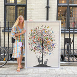 Woodland Stag Tré - Original Artwork 2022 - Kristjana S Williams Studio