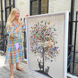 Woodland Stag Tré - Original Artwork 2022 - Kristjana S Williams Studio
