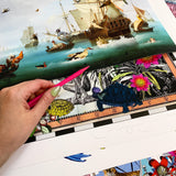 Calm At Sea - Art Print - Kristjana S Williams Studio