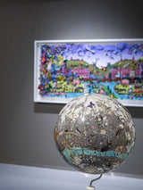 East Meets West Lundunar Kort Globe - Kristjana S Williams Studio