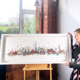 The London Skyline – Kettir og Kóngar - 3D Artwork - Kristjana S Williams Studio