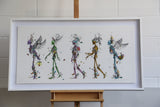 Skeletal Landscape - Small - Framed Artwork - Kristjana S Williams Studio
