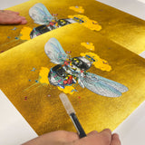 A Crowned Empress Of Gold - Art Print
