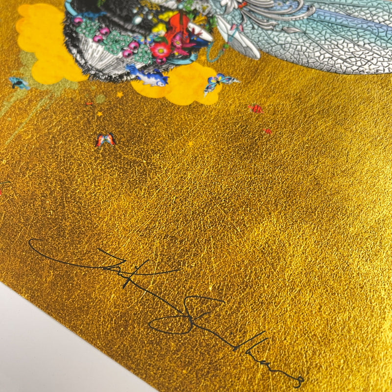 A Crowned Empress Of Gold - Art Print