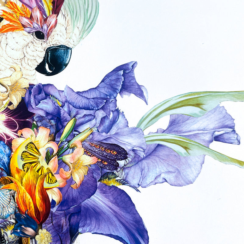 Botanical Tilda Gin Bird I – Purple & Citrus