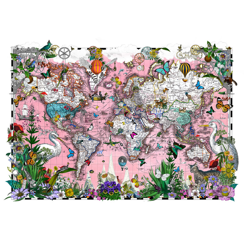 Bleika Herbalist Healing Map - Art Print - Kristjana S Williams Studio