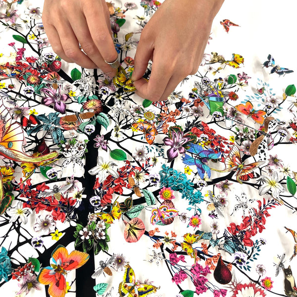 The Curiosity Tree - Fur & Flora Edition - Original Artwork - Kristjana S Williams Studio