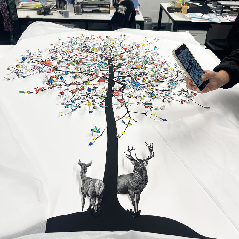 International Butterfly Tré Original Artwork - Kristjana S Williams Studio