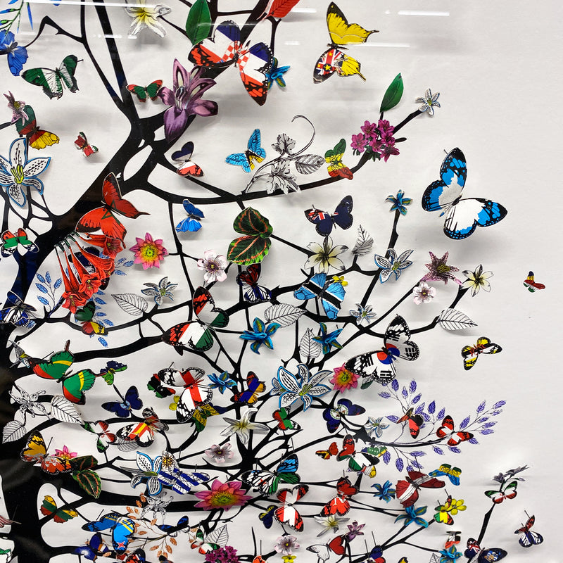 International Butterfly Tré Original Artwork - Kristjana S Williams Studio