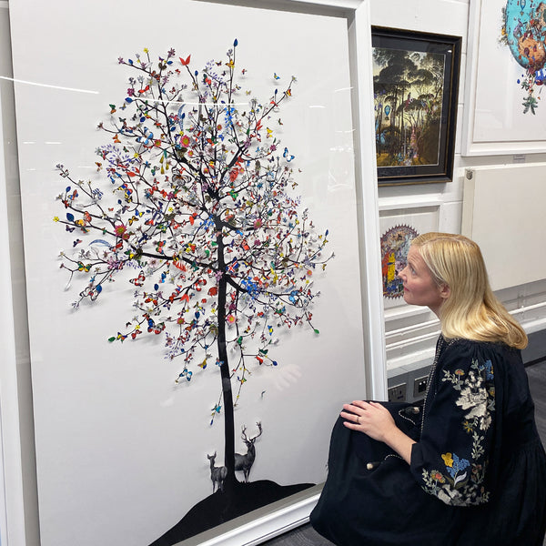 International Butterfly Tré Original Artwork - Kristjana S Williams Studio