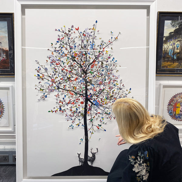 International Butterfly Tré Original Artwork - Kristjana S Williams Studio