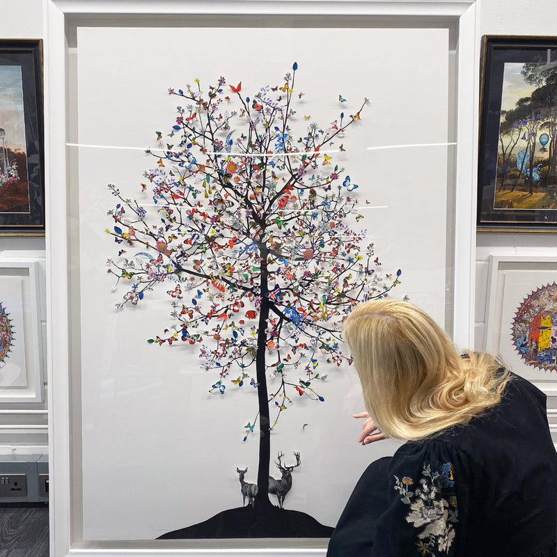 International Butterfly Tré Original Artwork - Kristjana S Williams Studio