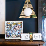 Globe Trotters Floating Maps - Original Artwork