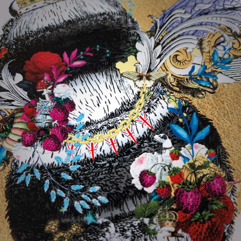 Golden Majestic Bee - Art Print - Kristjana S Williams Studio