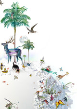 Dragonfly Deer Hnöttur - Art Print