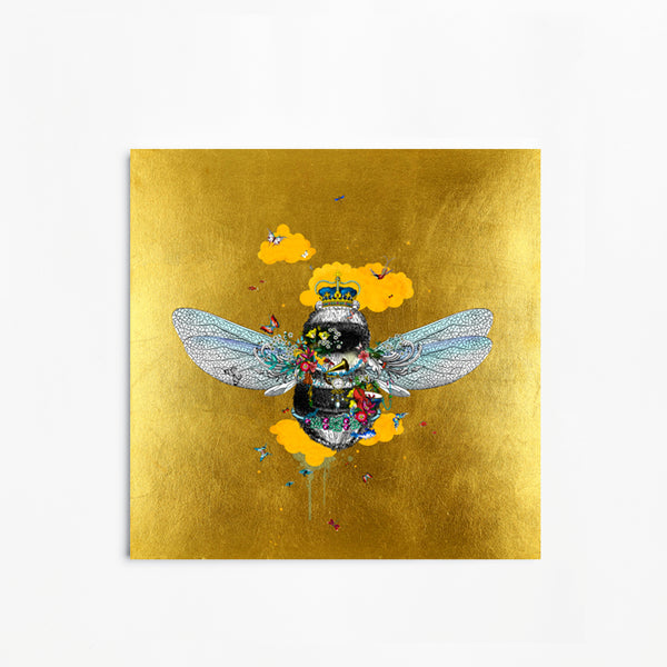 A Crowned Empress Of Gold - Art Print