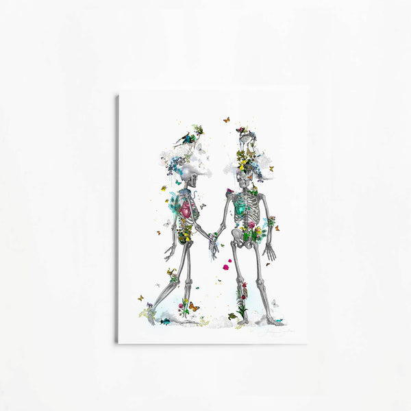 Holding Hands Andi - Art Print - Kristjana S Williams Studio