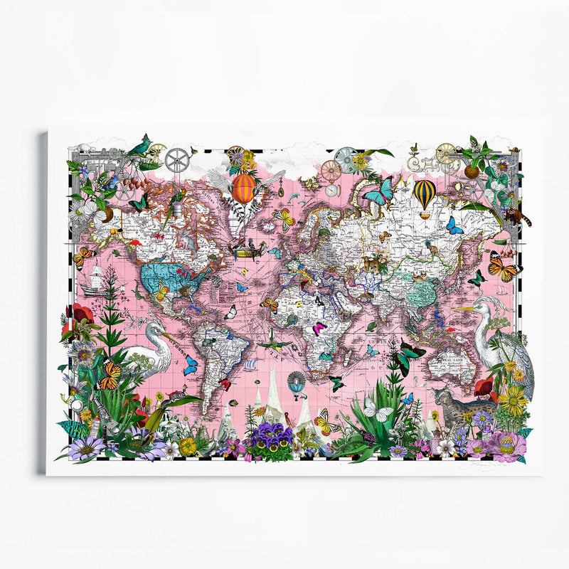 Bleika Herbalist Healing Map - Art Print - Kristjana S Williams Studio