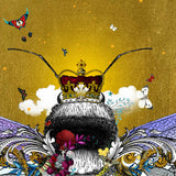 Golden Majestic Bee - Art Print - Kristjana S Williams Studio