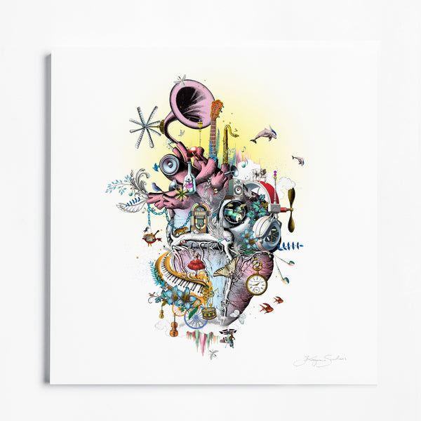 Sounds of the Heart - Art Print - Kristjana S Williams Studio