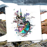 Iridescent Icelandic Heart - Art Print - Kristjana S Williams Studio