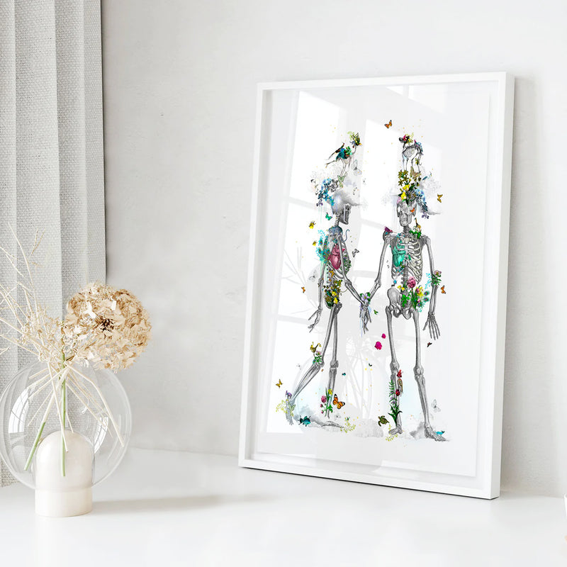 Holding Hands Andi - Art Print - Kristjana S Williams Studio