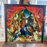 Red Diorama -Diorama - Framed Artwork