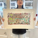 Shard - London Map - Framed Artwork