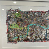 Shard - London Map - Framed Artwork