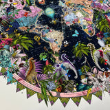 Navy Ceylon World Map - Artist Proof