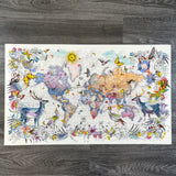 Dragonfly Deer White World - Artist Proof - Kristjana S Williams Studio