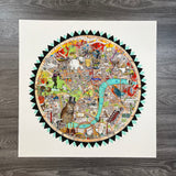 West London Owl Circular - Artist Proof