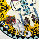 Tiled Cat Circular - Artist Proof